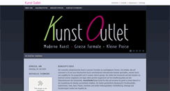 Desktop Screenshot of kunst-outlet.ch